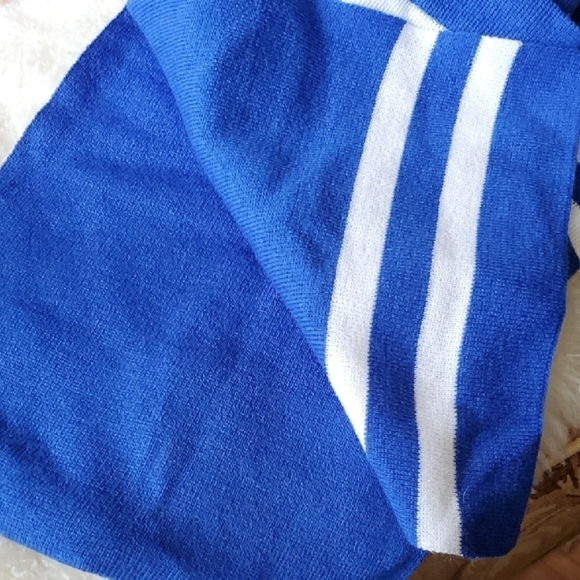 Hurley Royal Blue and White Knit Set Beanie And Scarf Nwt - Picture 8 of 10